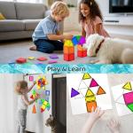 Mini Magnetic Tiles for Kids - Montessori Building Blocks