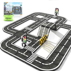 Magnetic Tiles Road Expansion Pack for Kids