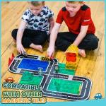 Magnetic Tiles Road Expansion Pack for Kids