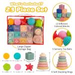 SpringFlower 3-in-1 Montessori Baby Toys Bundle