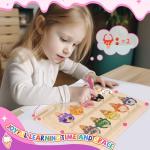 Magnetic Color and Number Maze Montessori Toy