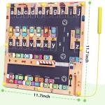 Wooden Magnetic Alphabet Maze Puzzle for Kids