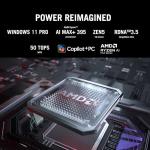 ASUS ROG Flow Z13 2.5K 180Hz 3ms ROG Nebula Touchscreen 13.4" Convertible 2-in-1 Gaming Notebook AMD Ryzen AI MAX+ 395 32GB RAM 1TB SSD Off Black