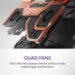 Alienware M18 R2 Gaming Laptop - 18 QHD+ 165Hz 3ms Display, Intel Core i9-14900HX, 32GB DDR5 RAM, 1TB SSD, NVIDIA GeForce RTX 4080 12 GB GDDR6, Windows 11 Home, Onsite Service - Dark Metallic Moon