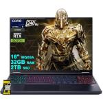 acer Predator Helios Neo 16S AI Gaming Laptop 16" 2560x1600 OLED 240Hz (100% DCI-P3) Intel 24-core Ultra 9 275HX 32GB RAM 2TB SSD GeForce RTX 5070 Ti DLSS4 (Up to 992 AI Tops) Win11 ICP Hub w/Copilot