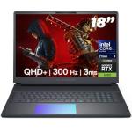 Alienware 18-inch Area-51 Gaming Laptop - GeForce RTX 5080 16GB GDDR7 • 18" QHD+ 300Hz • intel Ultra 9 275HX • AlienFX RGB lighting • Wi-Fi 7 • Ai NPU • Quad Fan Cooling, Win 11PRO(32GB DDR5, 2TB SSD)