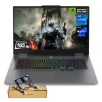 Lenovo LOQ 17.3 RTX 5060 Pro Gaming & Business Laptop, 17.3 FHD 165Hz, Intel i7-13650HX(Beats Intel i9-12900), NVIDIA RTX 5060, 64GB DDR5 RAM, 4TB SSD, RGB Backlit KB, Bundle with PCO Laptop Cooler
