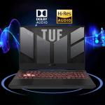 ASUS TUF Gaming A15 Laptop 15.6" FHD 144Hz (100% sRGB) AMD 6-core Ryzen 5 7535HS 64GB RAM 2TB SSD GeForce RTX 4060 (Up to233 AI Tops) RGB Backlit USB4 Win11 ICP Hub
