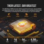 Dell Inspiron 15 3000 Laptop Computer, 15.6" FHD Laptop Notebook PC, AMD Ryzen 7(8-cores), Windows 11 Pro, 64GB RAM 2TB SSD, 10-Key Number Pad