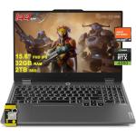 Lenovo LOQ Gaming Laptop 15.6" FHD IPS 144Hz (100% sRGB G-SYNC) AMD Octa-Core Ryzen 7 7435HS (Beats i7-12650H) 32GB RAM 2TB SSD GeForce RTX 4060 Backlit Nahimic Rapid Charge Win11 w/ICP Accessory