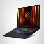 MSI Crosshair A16 HX 16" QHD+ 240Hz Gaming Laptop: AMD Ryzen 9-8940HX, NVIDIA Geforce RTX 5060, 16GB DDR5, 1TB NVMe SSD, Type C, Wi-Fi 6E, Win 11 Home: Cosmo Gray D8WFKG-090US