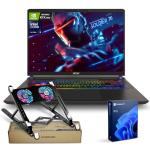 MSI Vector 16 HX RTX 5080 16" QHD+ 240Hz Display, Ultra 9 275HX(Beats i9-14900HX), NVIDIA GeForce RTX 5080 AI Pro Gaming Laptop, 64GB DDR5, 2TB SSD, RGB Backlit, Bundle with PCO Notebook Fold Radiator