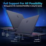 MSI Vector 16 HX RTX 5080 16" QHD+ 240Hz Display, Ultra 9 275HX(Beats i9-14900HX), NVIDIA GeForce RTX 5080 AI Pro Gaming Laptop, 64GB DDR5, 2TB SSD, RGB Backlit, Bundle with PCO Notebook Fold Radiator