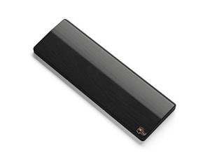 Compact Black-Brown Wooden Wrist Rest for Gaming