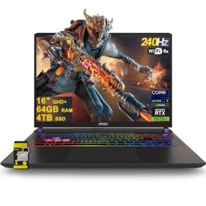 MSI Vector 16 HX Gaming Laptop - 240Hz Display