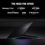 ASUS ROG Strix G16 2025 Gaming Laptop, 16" FHD+ 165Hz 3ms Nebula Display, Intel i7-14650HX, NVIDIA RTX 5060 (Beats 4070), 64 GB DDR5, 8 TB Gen 4 SSD, Wi-Fi 7, RGB Backlit KB, ROG Cooling, Win 11 Pro
