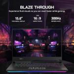 ASUS ROG Strix SCAR 15 15.6" FHD IPS 300Hz Gaming Laptop, AMD Ryzen 9 5900HX, NVIDIA GeForce RTX 3080, 64GB RAM, 4TB PCIe SSD, RGB Backlit Keyboard, WiFi 6, Win 11 Pro, Gray, 128GB Docking Station Set