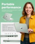 HP 14" Student Business Laptop - Windows 11 Pro • 1-Year Office 365 • Intel Quad-Core N150 • HD Anti-Glare Display • Wi-Fi 6 • Copilot+ PC • Green • 16G RAM • 128G UFS + 256GB Micro SD Card