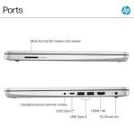 HP 2025 14" Everyday Laptop for Student & Business - 16GB RAM, 128GB UFS & 256GB SD Card • Intel Quad-Core N150 Processor • Ai Copilot • Win11 Pro • 1 Year Office 365 • w/Accessories (Silver)