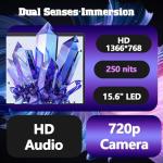 HP 15.6" Touchscreen Laptop for Business & School