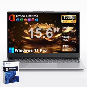 2025 15.6" FHD Laptop with Windows 11 Pro