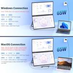 InnoView 23.8" Dual 4K UHD Adjustable Monitor