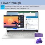 HP Business Touchscreen Laptop Computer - 15.6" HD Touchscreen, 16GB RAM, 1TB SSD, Intel i3-1215U Processor, with Microsoft Office Lifetime License & Windows 11 Pro & Multi External CD/DVD Drive