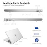 HP Laptop Computer, 15.6" Touchscreen Laptop for Business & Student,13th Gen Intel Processor (up to 4.50 GHz),16GB RAM,512GB SSD,Numeric Keypad,FP Reader,WiFi 6E,w/Accessory,Lifetime Office,Win 11 Pro