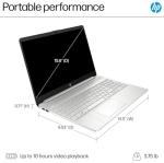 HP Pavilion Business Laptop (2024), 15.6“ FHD Display,with Free Lifetime Office 2021, Intel i7-1255U (10-core, up to 4.7Ghz),64GB, 2TB SSD, Intel Iris Xe Graphics, Windows 11 Pro, Silver