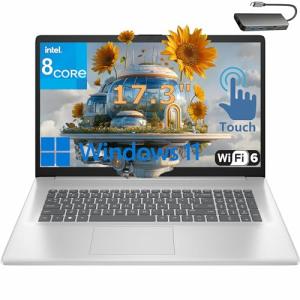 HP 17" Touchscreen Laptop for Home and Work