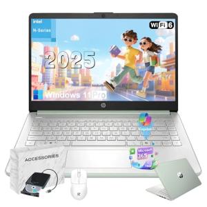 HP 2025 Student Laptop with Accessories and 16GB RAM