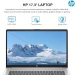 HP 17 Touchscreen Laptop PC, 17.3 Inch HD+ Touch Screen Business Laptop Computer, Intel 10-Core i7, Windows 11 Pro, 10-Key Backlit Keyboard |Fingerprint | Rose Gold | 16GB RAM 512GB SSD