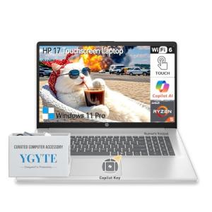 HP 17.3" Touchscreen Laptop with Ryzen 5 and 32GB RAM