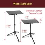 Adjustable PYLE-PRO DJ Laptop and Projector Stand