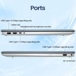 HP 17.3" Business Laptop, 17.3" Anti-Glare HD+ Touchscreen, AMD Ryzen 5 7430U, 32GB RAM, 1TB PCIe SSD, Backlit Keyboard, Fingerprint Reader, HD Camera, HDMI, Wi-Fi 6, Windows 11 Home, Blue