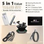 HP 255 G10 Business Laptop 15.6" FHD IPS Display, AMD Ryzen 7 7730U (8-Core), 32GB RAM, 1TB SSD, Windows 11 Pro, Copilot AI, WiFi 6, Bluetooth, Numeric Keyboard, with G255 Pro Accessory Kit Box