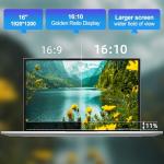 jumper 16 Inch Laptop Computer, 16GB RAM 1TB SSD 128GB ROM, N150 4-Core 3.6GHz Processor, 1200p IPS FHD Display, Office 365 1-Year Subscription, WiFi-6, Mini-HDMI, 38Wh Battery, Cooling System.