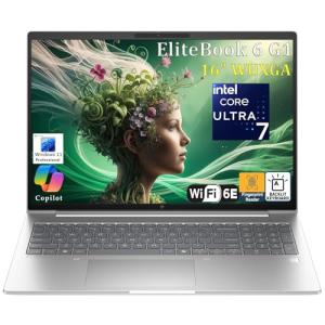 HP EliteBook 6 G1i Business Laptop Computer, Copilot AI, Intel 12-Core Ultra 7 255U, 16GB DDR5, 512GB PCIe SSD, 16" FHD+, WiFi 6E, Bluetooth 5.3, Backlit Keyboard, Fingerprint Reader, Windows 11 Pro