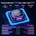 ACEMAGIC 2025 Laptop,15.6-Inch FHD Display Laptop with Quad Core-12th Alder Lake N95(Up to 3.4GHz), 16GB RAM 512GB ROM Traditional Laptop Computer,Silver