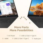 HP 255 G10 Business Laptop 15.6" FHD IPS Display, AMD Ryzen 7 7730U (8-Core), 32GB RAM, 1TB SSD, Windows 11 Pro, Copilot AI, WiFi 6, Bluetooth, Numeric Keyboard, with G255 Pro Accessory Kit Box