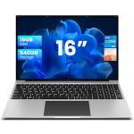 jumper 16 Inch Laptop, 4-Core N95 Processor, Up to 3.4Ghz, 16GB RAM, 640GB Storage,1200p FHD IPS Display, Windows 11 Computer, Office 365 1-Year Subscription, WiFi-6, 38Wh Battery.