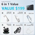 HP 255 G10 Business Laptop 2025 Updated, 15.6" FHD, AMD Ryzen 7 7730U (32GB RAM | 1TB SSD), Numeric Keypad, Webcam, Windows 11 Pro, WiFi 6& Bluetooth with LTP Accessory Kit