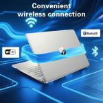 HP 15.6 inch Laptop Computer for Business and Student, Intel 4-core Processor, 16GB RAM, 512GB SSD, Micro Edge LED IPS Display, SD Card Reader, HDMI, Windows 11 Pro with Microsoft Office