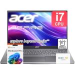 acer Aspire Premium 15.6" Laptop | Intel Core i7-1255U up to 4.7GHz | 40GB RAM - 1TB PCIe SSD | Backlit Keyboard | FHD | Wi-Fi 6 | Iris Xe Graphics | Webcam | Win11 Pro | WOWPC Recovery USB