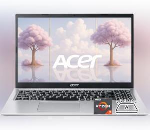 acer Aspire 3 Premium Laptop Computer with Backlit Keyboard | AMD Ryzen 7 7730U CPU | 64GB RAM | 2TB SSD | 15.6" FHD Display | Fast Wi-Fi 6 | Webcam | Copilot AI Chat | Windows 11 Pro