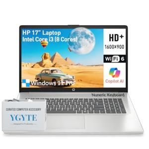 HP Laptops 17 Inch, 17.3" Laptop Computer, HD+ Large Screen, Intel Core i3 (8-Cores), 32GB RAM 1TB SSD, Windows 11 Pro, Number Pad, Wi-Fi 6, USB-C