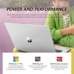 HP 2025 17 Inch Laptop Touchscreen, 17.3 Touchscreen Laptop, AMD Ryzen 5(6-Cores), 64GB RAM 1TB SSD, Windows 11 Pro, 10-Key Number Pad, Copilot Key