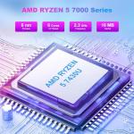 HP 17 Inch Laptop 2025, 17.3" FHD IPS Display, 64 GB RAM, 2 TB SSD, AMD Ryzen 5 7430U, AMD Radeon Graphics, Copilot-AI, Wi-Fi 6, Long Battery Life, Anti-Glare, Windows 11 Pro, w/Accessories