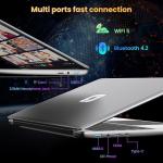 jumper 16 Inch Laptop, 4-Core N95 Processor, Up to 3.4Ghz, 16GB RAM, 640GB Storage,1200p FHD IPS Display, Windows 11 Computer, Office 365 1-Year Subscription, WiFi-6, 38Wh Battery.