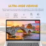 HP 2025 17 Inch Laptop Touchscreen, 17.3 Touchscreen Laptop, AMD Ryzen 5(6-Cores), 64GB RAM 1TB SSD, Windows 11 Pro, 10-Key Number Pad, Copilot Key